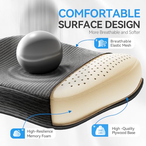 Ergonomic Office Chair, Mesh Home Office Desk Chairs with 3D Headrest - color: Black
