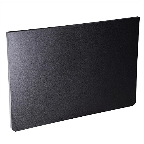 Yescom Wall Mounted Floating Folding Desk Wooden PC Dining Drop Leaf Table - color: Black