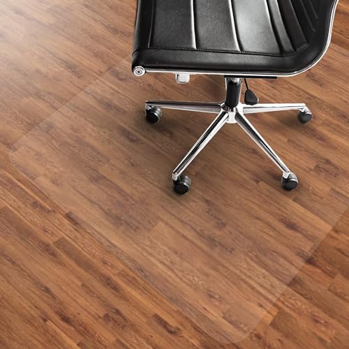 Azadx Office Chair Mat for Hardwood Floor Clear Chair Mat for Easy Glide - size: 46" x 60'' For hard floor