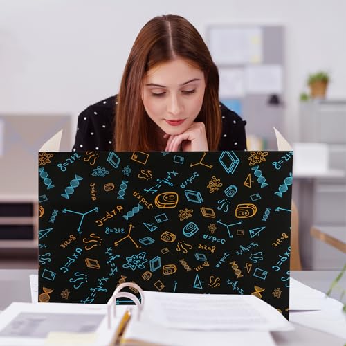 24 Pcs Privacy Folders for Students Testing, Vibrant, Black - color: Black, style: Vibrant