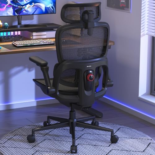 SIHOO B300 Pro Ergonomic Office Chair Without Footrest, 4D Lumbar Support - color: Black