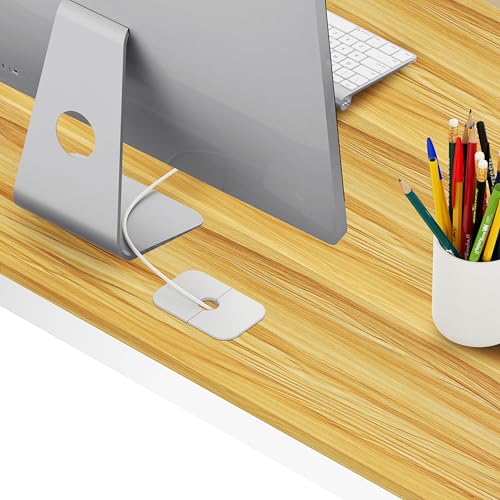 SHW 55-Inch Commercial-Grade Office Computer Desk, Oak - color: Oak, size: 55-Inch