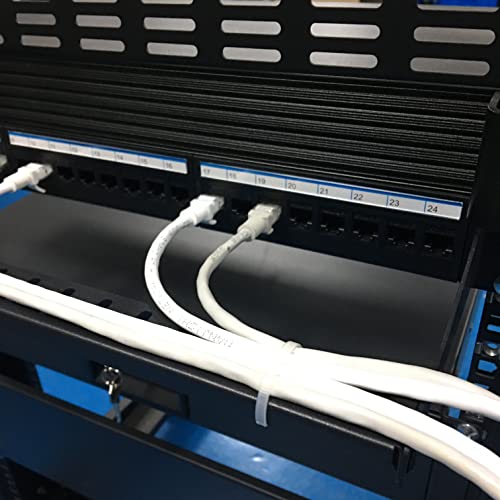 1U Horizontal 19-Inch Rack Mount Cable Management Bar - size: 1U1PC