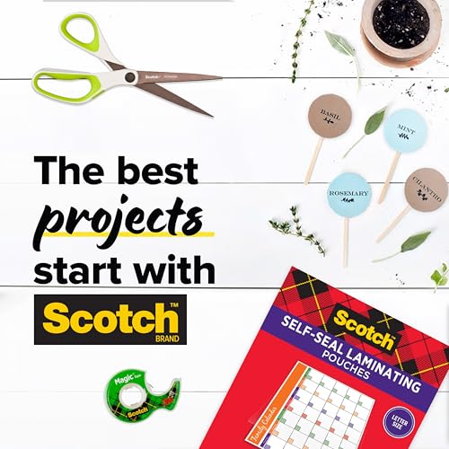 Scotch Self-Sealing Laminating Pouches, 4 x 6 Inches, 15 Pouches (3 Packs of 5) – Gloss Finish, Photo Safe, No Machine Needed (Cold Laminating Sheets) - size: 3 Pack