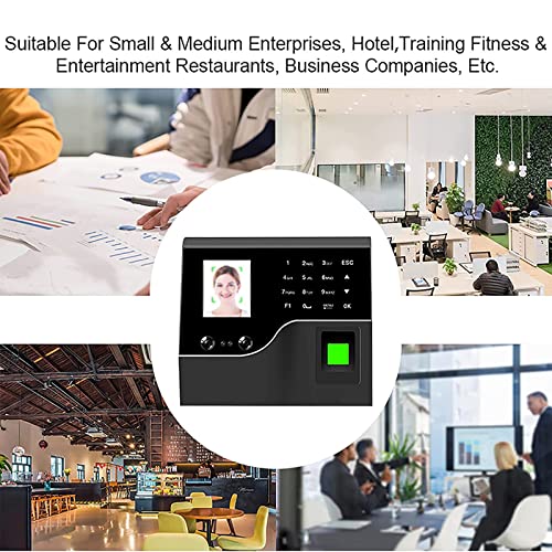 Time Clocks for Small Business,Clock in and Out Machine for Employees,Work Attendance Machine with Face Recognition,Fingerprint Scan,ID Card,for Employee Small Business