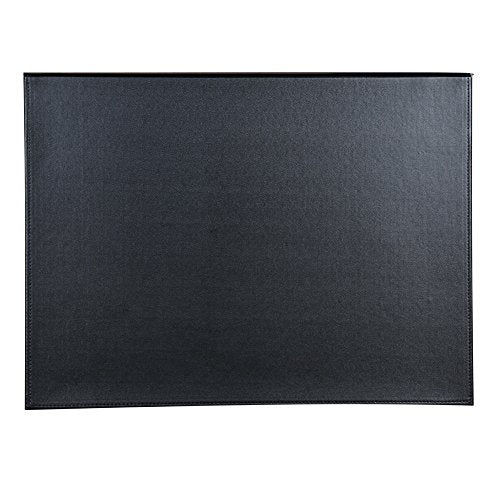 KINGFOM 18''x14'' Large Rectangle A3 Desk Writing & Drawing Desk Pad &Board Table Protector Mat with Paper Clip on Top Black - color: Black-a186