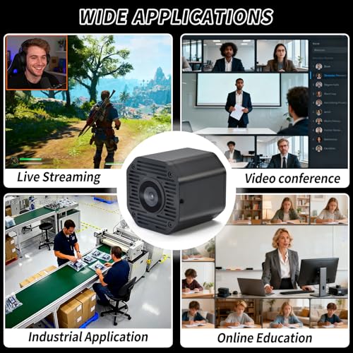 MOKOSE 4K USB Webcam,Ultra HD 1/1.56" Sensor, 50 MP Resolution up to 8160x6120, USB-C,Auto Focus and Low Light Performance,Web Camera for Streaming, Conferencing, Calling