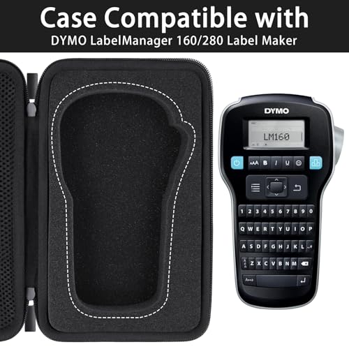 co2CREA Hard Case for DYMO LabelManager 160 280 Portable Label Maker