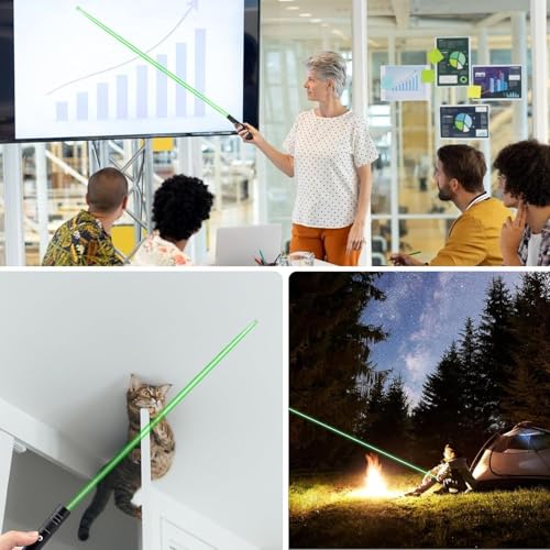 Green USB Laser Pointer for TV LED LCD Screen Demo Outdoor Construction Exploration - color: Green