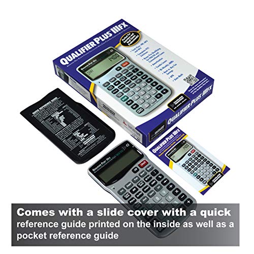 Calculated Industries 3430 Qualifier Plus IIIfx Real Estate Calculator | Advanced Mortgage Finance, Clearly-Labeled Keys, Buyer Pre-Qualifying, Payments & Amortizations, ARMs, Combos, FHA/VA