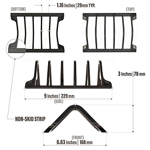 Prosumer's Choice Universal 5 Tablet and Smartphone Charging Organizer Rack/Desktop Stand Holder
