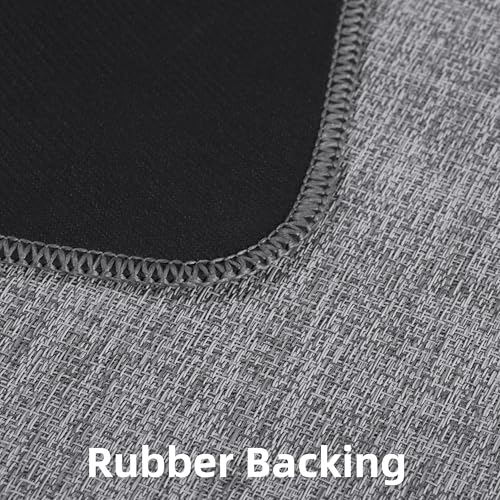 Office Chair Mat for Hardwood Floors,Thick Rubber Mat – Heavy Duty Anti-Slip Protection for Rolling Chairs, Home Office Desk Rug (Dark Grey, 36"×48")