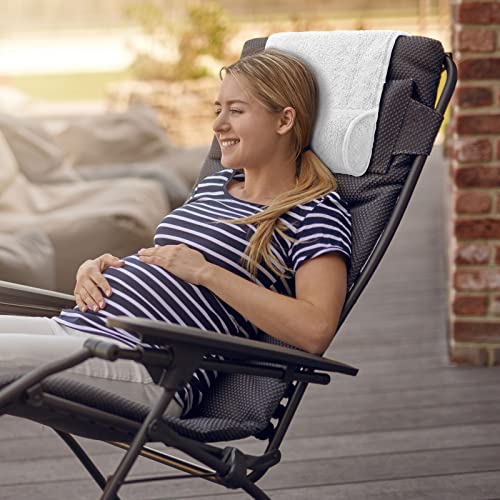 Weysat Recliner Pillow Neck Head Support Roll Non Slip Fleece Adjustable Neck Chair Headrest Cushion for Travel Home Office Recliner Couch Sofa Armchair Support and Pain Relief(Beige) - color: Beige