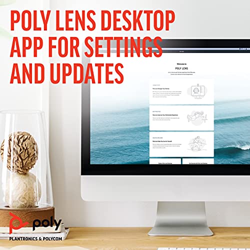 Poly Sync 20+ USB-A Personal Bluetooth Smart Speakerphone (Plantronics) - Connect to Smartphones via Bluetooth - PC/Mac via BT600 Dongle - Works with Teams (Certified), Zoom & More, Black (Renewed)