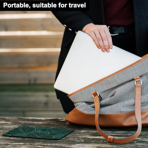 Audimi Small Mouse Pad 6 x 8 Inch, Mini Mouse Pad Thick for Laptop Wireless Mouse Home Office Travel, Portable & Washable (Tropical Leaves) - color: Tropical Leaves