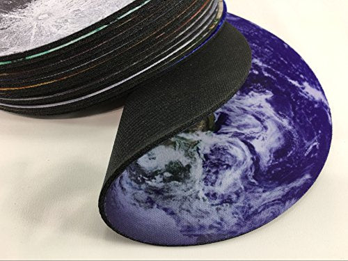 Smooffly Thug Life Round Mouse Pad, Thug Life Fashion Design Circular Mousepad with Rubber 20cm - color: SM-24