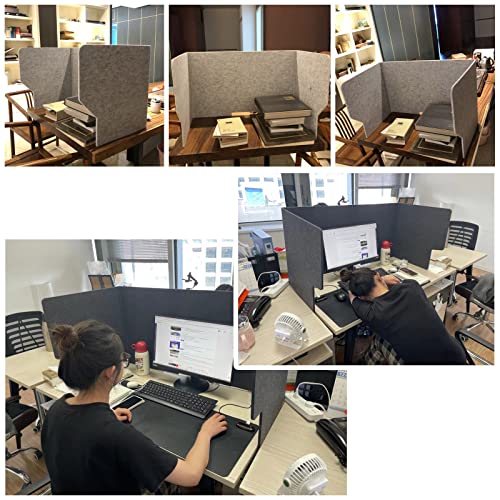 Freestanding Office Divider Partition, Acoustic Partition Desktop Privacy Panel, Polyester Fiber Tabletop Divider, For Home Office/remote Learning, Foldable Easy To Carry ( Size : 50cmx50cmx100cm ) - size: 50cmx50cmx100cm
