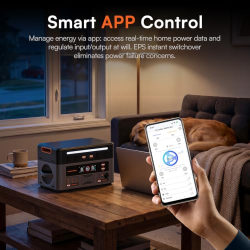 Solar Generator Portable Power Station 3600W, 2016Wh LiFePO4 Battery | 14 Outlets, 1500W AC Input & 1600w Solar Charging, 1.5H Fast Charging, Solar Generator for Home Backup, RV, Emergencies