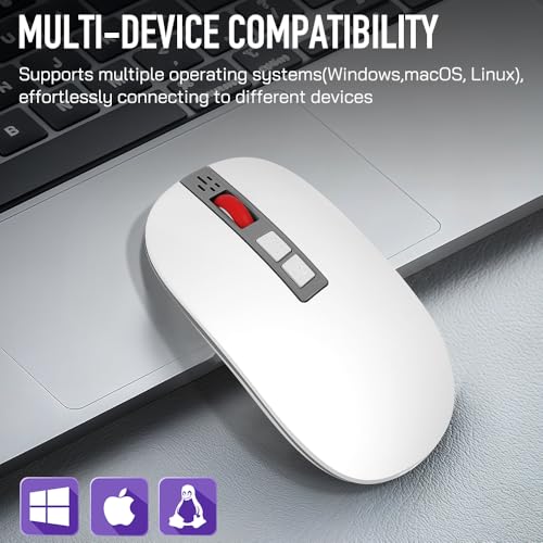 AI Mouse with Voice Recorder, Real-Time Transcription Translation, Summarization & Presentation Remote, Ergonomic for Office Remote Work High-Performance Device