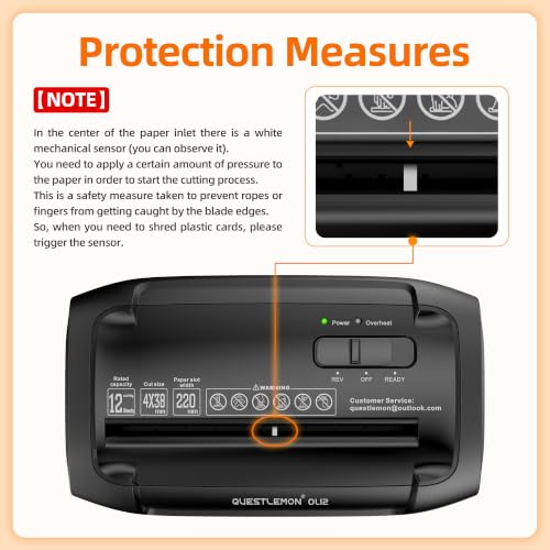 8-Sheet Paper Shredder for Home, Cross Cut Shredders, P-4 Ultra Security, 4 Gal Bin, Shred Quietly for Shred for Credit Card, Mail, Staples, <58 dB(OL8)