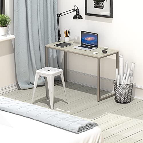 SHW Mission 32-Inch Home Office Computer Desk, Maple - color: Maple, size: 32-Inch