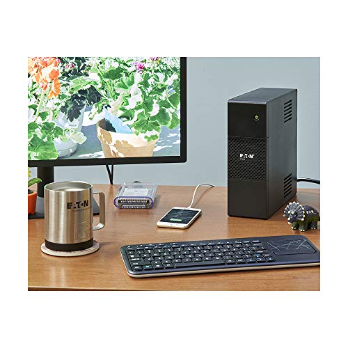 Eaton 5S550 UPS Battery Backup & Surge Protector, 550VA / 330W, AVR, Line Interactive - size: 550VA, style: 5S