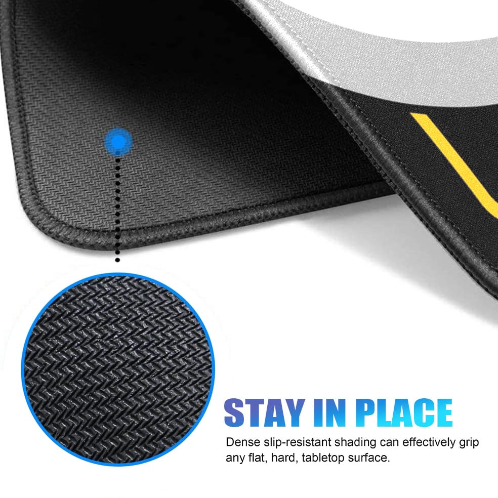 Mouse Pad Desk Mat, Premium Mouse Pad, Gaming Mousepad Desk pad, Computer Mouse Mat with Non-Slip Rubber Base for Computer Desktop - color: S-a-n