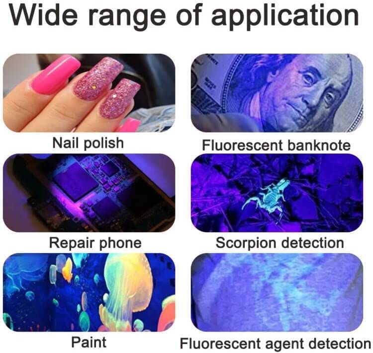 USB 3W LED UV Ultraviolet Phone Glue Curing Lamp,UV Led Nail Lamp for Gel Nails,Portable Clamp Flexible Desk Lamps for Mobile Repair,Plug and Play Silver - color: Silver2