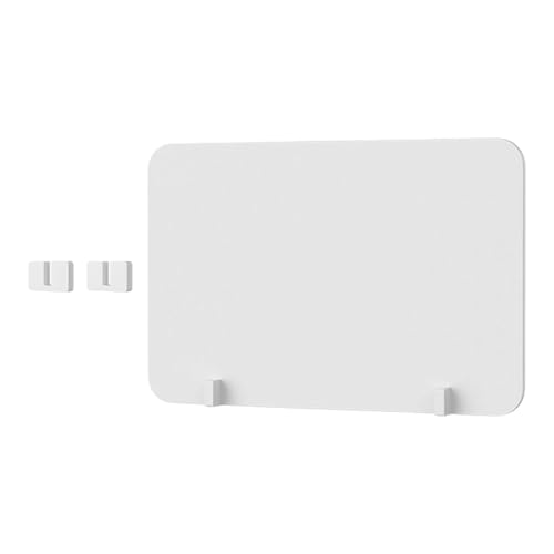 Divider Panel Acrylic Desk partition Privacy Panel clamp on Desk partition PVC Sneeze Guard Suitable for Office Restaurant Education, 40x60cm - size: 40x60cm