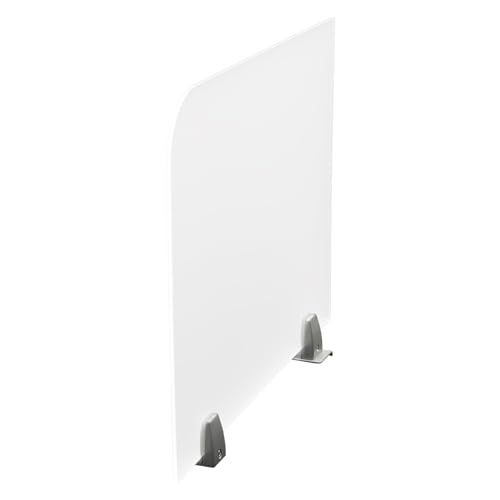 2PACK Acrylic Free Standing Screen, 23 x 18 inch Clear Divider for Desk Privacy Home & Office Partitions for Table Top Workstation, P Cubicle Panel for Work - size: 2PCS 23" x 18"