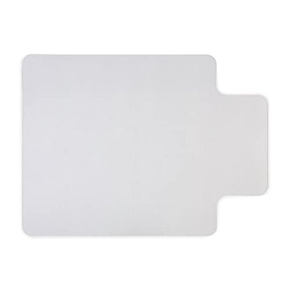 Staples Office Chair Mat, Clear, Hard Floors, 48x36 Inch, Textured | Extended under-desk coverage with smooth glide on hard flooring surfaces. - size: 36" x 48", style: Hard Floor