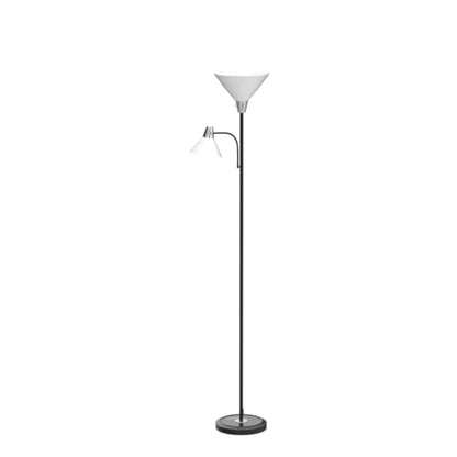 LEPOWER Floor Lamp, Bright Standing Lamp with Replaceable 3000K LED Lights - style: Floor Lamp (2 heads)