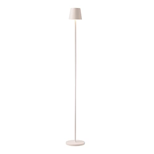 O’Bright Sandy- Cordless LED Floor Lamp for Outdoor/Indoor, Rechargeable, Water Resistant, Dimmable, Carry Light, Adjustable Height Stand Lamp for Patio, Living Room, Bedside, Table Night Lamp, White - color: Cordless-White