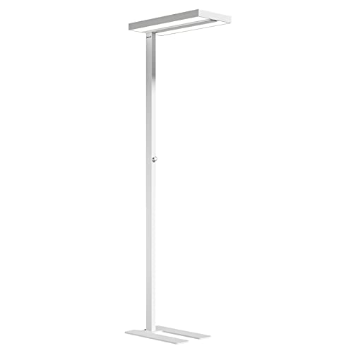 Honeywell 02E LED Floor Lamp, 6000LM Sunturalux Eye Caring Standing Light | 4000K 60W Natural Daylight Dimmable Reading Lamp, Modern Floor Lamp for Home Office Living Room Bedroom - style: 6000LM
