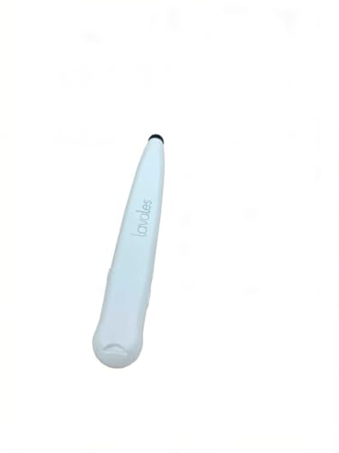 2-in-1 Presentation Clicker & Stylus Pen, 7-Function Wireless Presenter with Digital Highlighter, Virtual Pointer & Air Mouse, Rechargeable PowerPoint Remote for Mac, Windows, iPad, White