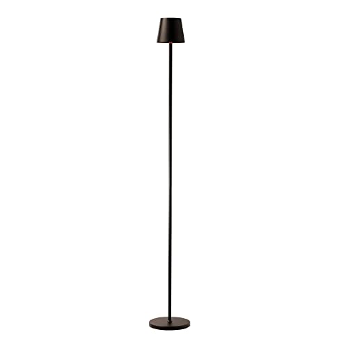 O’Bright Sandy- Cordless LED Floor Lamp for Outdoor/Indoor, Rechargeable, Water Resistant, Dimmable, Carry Light, Adjustable Height Stand Lamp for Patio, Living Room, Bedside, Table Night Lamp, Black - color: Cordless-Black