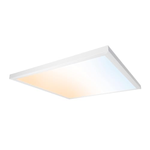 UltraLux 2x2 Surface Mount Slim LED Panel Dimmable 3CCT Matte White 1Pk - color: Matte White, size: 2X2 (1 Pack)
