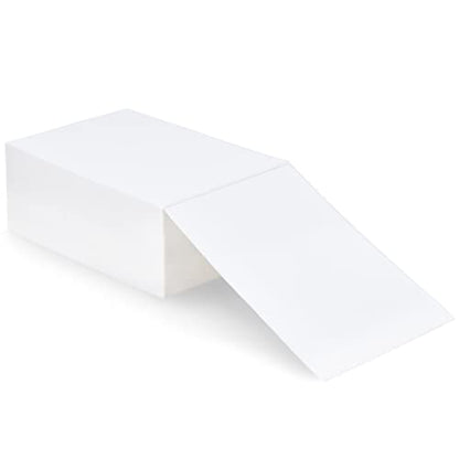 L LIKED 1000 4x6 Thermal Shipping Labels Fanfold, Direct Thermal Printer Labels Compatible with Zebra Rollo - Perforated Strong Adhesive - size: 1000 Labels