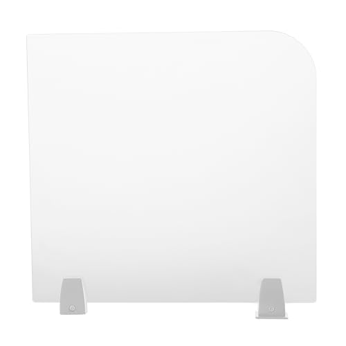 Desk Divider for Students,Modern Frosted Acrylic Clamp-on Desk Partition Desk Privacy Panels,Acrylic Cubicle Desk Dividers,Office Partitions (17x18x2inch) - size: 17x18x2inch