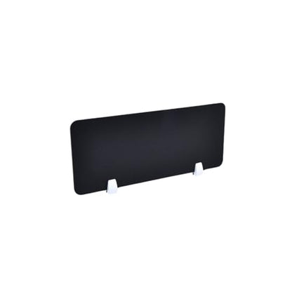 1 Pack Acoustic Desk Divider Sound Proof Desktop Office Partition Freestanding Table Top Privacy Screen Panel for Students Classroom Libraries - color: Black, size: 60x30cm