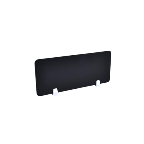 1 Pack Acoustic Desk Divider Sound Proof Desktop Office Partition Freestanding Table Top Privacy Screen Panel for Students Classroom Libraries - color: Black, size: 100x30cm