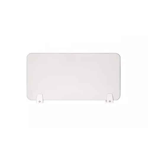 Freestanding Desk Partition Privacy Panel - Easy to Clean, No Drilling Required, Ideal for Offices, Classrooms & Libraries (Wit, 30x100CM),Wit,30X100CM - color: Wit, size: 30X100CM