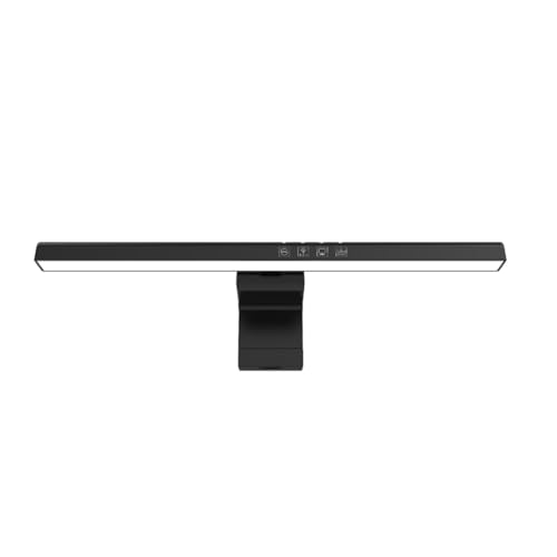 Monitor Light Bar with RGB Backlight, Computer LED Screen Lamp for Eye Caring, USB Powered Dual Light Source with Touch Control Timed Computer Monitor Desk Lamp for Game Office Home