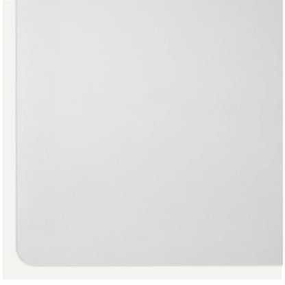 Amazon Basics Office Chair Mat for Hard Floors, Clear, Smooth Surface, Protects Hard Floors, 46" x 60" - size: 46" x 60"