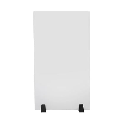 Acrylic Desk Privacy Panel, 2 Pack Desk Dividers Office Partitions Office Desk Accessories Frosted Acrylic Clamp-on Desk Partition for Schools Students Classroom Tabletop (30 x 18 Inch) - size: 30 x 18 Inch