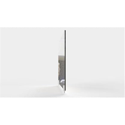 Pemberly Row Clear Plastic Partition Extender, 18"x29", Durable Design with Screw Installation, Transparent Panel for Privacy and Lighting, Modern Office Divider