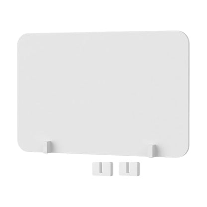 Divider Panel Acrylic Desk partition Privacy Panel clamp on Desk partition PVC Sneeze Guard Suitable for Office Restaurant Education, 40x60cm - size: 40x60cm