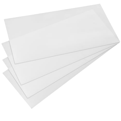 4 Pieces 11.8" x 23.6" x 0.08" Plastic LED Light Diffuser Board Sheets - size: 11.8" x 23.6" x 0.08"
