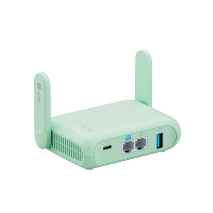 GL.iNet GL-MT3600BE Beryl 7 Dual-Band Wi-Fi 7 Travel Router | Dual-Band Wi-Fi 7 688 plus 2882 Mbps, Dual 2.5G ports, USB 3.0, WireGuard 1100 Mbps, OpenWrt 21.02, WPA3, AdGuard Home, 205g