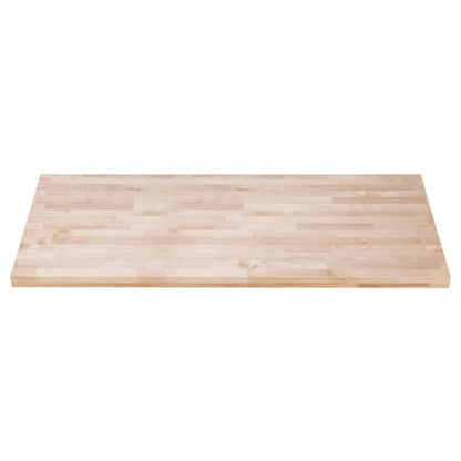 DuraSteel 24x48 Butcher Block Countertop - Maple Solid Wood Workbench for Kitchen, Restaurant, Cabinet, Desk Top, Wood Board, Large Counter Cutting Island Long, Bakery Worktable Dough - Table Top Only - size: 24 x 48 x 1.5 Inches